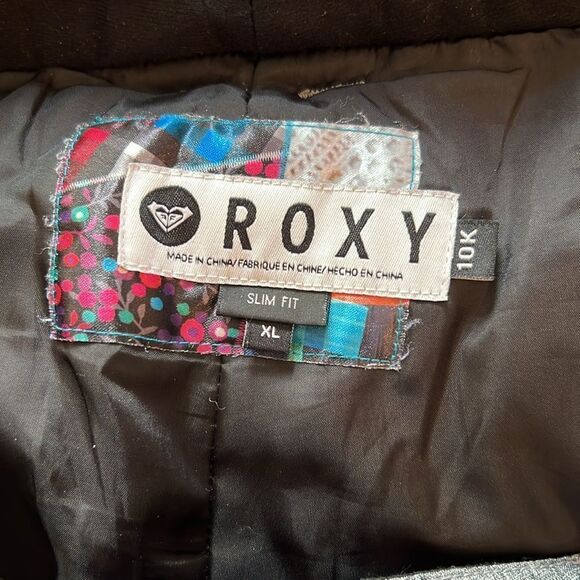 Roxy Slim Fit 10K Insulated Snowboarding Pants - Picture 9 of 14